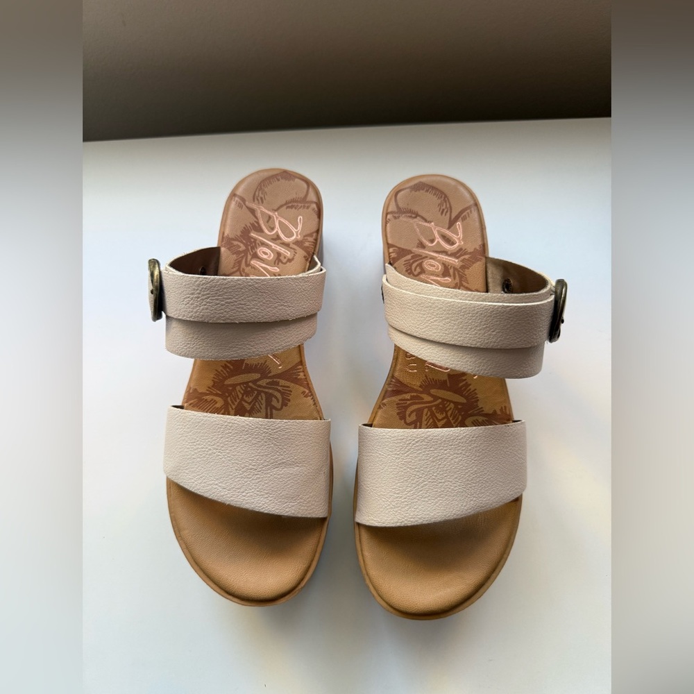 Blowfish Malibu Wedge Sandals Size 8